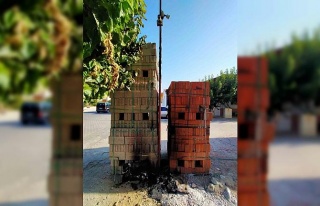 Hırsızlar öfkesini güvenlik kameralarından çıkardı