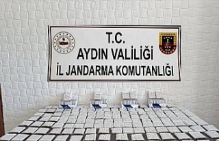 Jandarma ekiplerinden kaçak sigara operasyonu