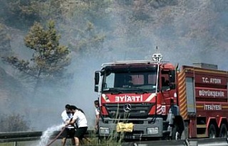 Söke’de çıkan yangın korkuttu