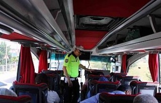 Trafik ekipleri önce denetledi, sonra bilgilendirdi