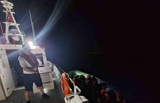 Aydın’da 44 düzensiz göçmen kurtarıldı