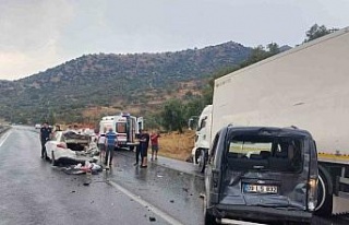 Aydın’da zincirleme trafik kazası: 8 yaralı