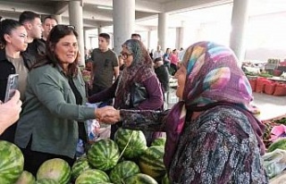 Başkan Çerçioğlu Yenipazar Çarşamba Pazarı’nda...