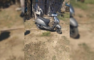 Çaldığı motosiklet ile birlikte yakalandı