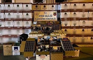 Nazilli’de 1 milyon 750 bin adet dolu makaron ele...