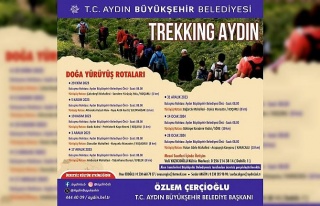 Aydın Büyükşehir Belediyesi doğaseverleri ’Trekking...