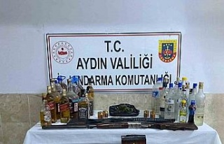 Nazilli’de sahte alkol operasyonu