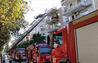 Tüp dolu depoda yangın çıktı, hızlı müdahale...