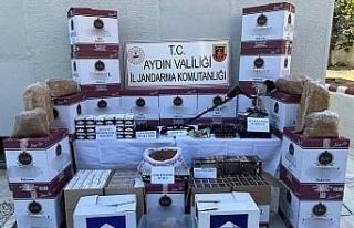 Aydın’da 177 bin adet içi doldurulmuş boş makaron...
