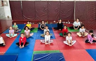 Aydın’da çocuklar güne zinde başlıyor