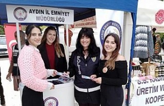 Aydınlı vatandaşlar kadına şiddete karşı bilgilendirildi