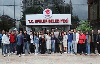 Efeler Belediyesi tıp öğrencilerini ağırladı