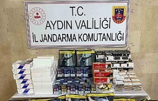 Germencik’te kaçak sigara baskını: 2 gözaltı