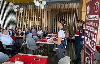 Jandarma ekipleri hotel çalışanlarını kadına...