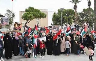Söke’de Filistin’deki zulme karşı miting düzenlendi