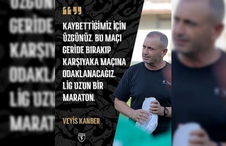 Teknik Direktör Kanber: “Elimize geçen fırsatı...