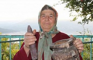 Bu köyde asırlık dibekler mutfakları süslemeye...