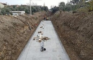 Dere ıslahı ile yağmur suları kontrol altına...