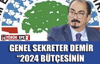 Genel Sekreter Demir”2024 Bütçesi’nin Neresindeyiz?”