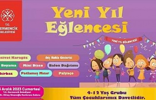 Germencik’te çocuklar için yeni yıl eğlencesi...