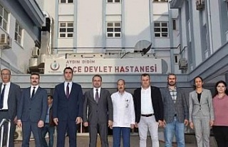 İl Sağlık Müdürü Şenkul Didim Devlet Hastanesi’nde...