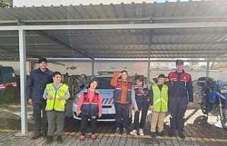 Karacasu jandarması özel eğitim öğrencilerini...