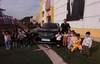 Sökeli minikler yerli ve milli otomobil TOGG heyecanı...