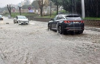 Aydın’da sağanak yağış etkili oldu