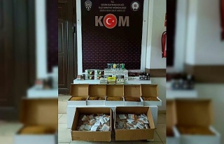 Didim’de bir işyerine kaçak sigara baskını