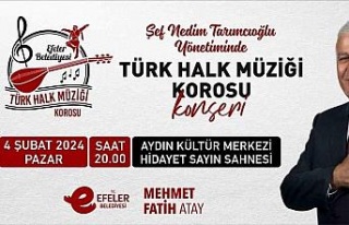 Efeler Türk Halk Müziği Korosu, vatandaşla buluşacak