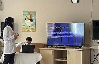 Huzurevi sakinlerine diş sağlığı eğitimi verildi