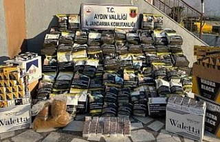 Aydın’da 115 bin adet makaron ele geçirildi