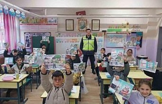 Jandarma’dan öğrencilere trafik eğitimi