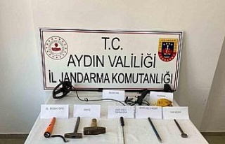 Kaçak kazı jandarmaya takıldı