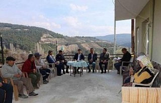 Kaymakam Gündoğdu, Karabağlar Mahallesi’nde vatandaşlarla...