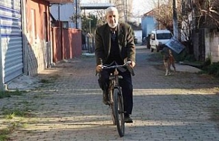 57 yıldır aynı bisikleti kullanıyor