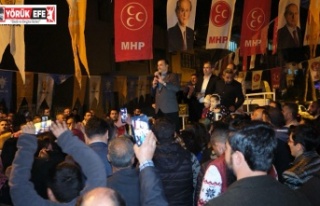 Pehlivan’ın mahalle toplantısı mitinge döndü