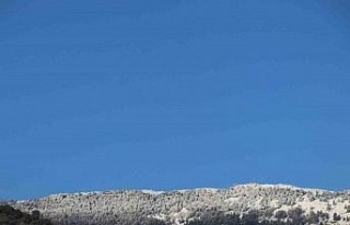 Mart ayında Madran Dağı’nda kar sürprizi