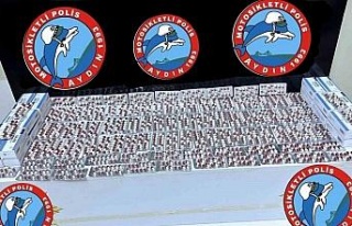 Şüpheli araçta bin 402 adet sentetik hap ele geçirildi