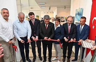 Aydın Lisesi karma resim sergisi açıldı