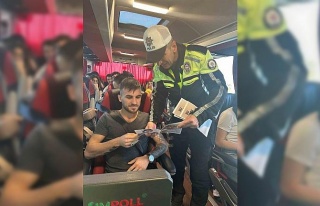 Aydın otogarında bayram denetimi