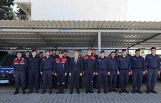 Kaymakam Gündoğdu bayramı görevi başında geçirenleri...