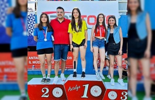 Aydınlı genç sporcular Antalya’ya damga vurdu