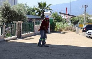 Nazilli Belediyesi İsabeyli’de yol çalışmalarını...