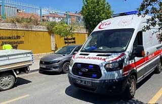 Otobüse arkadan çarpan motosikletin sürücüsü...
