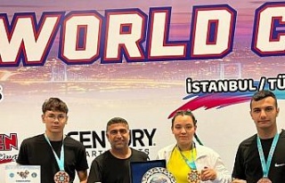 Söke’ye Kick Boks’ta üç dünya derecesi