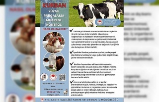 Aydın’da kurban keseceklere uyarılarda bulunuldu