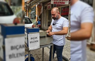 Bıçak bileme ustalarında ‘son gün’ telaşı