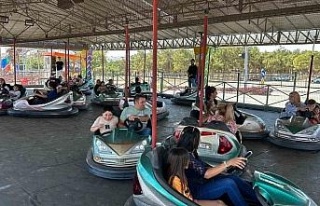 Didim’de “Engel tanımayanlar” Lunaparkta eğlendi