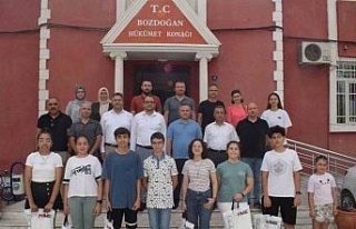 Kaymakam Gökçe dereceye giren öğrencileri ağırladı